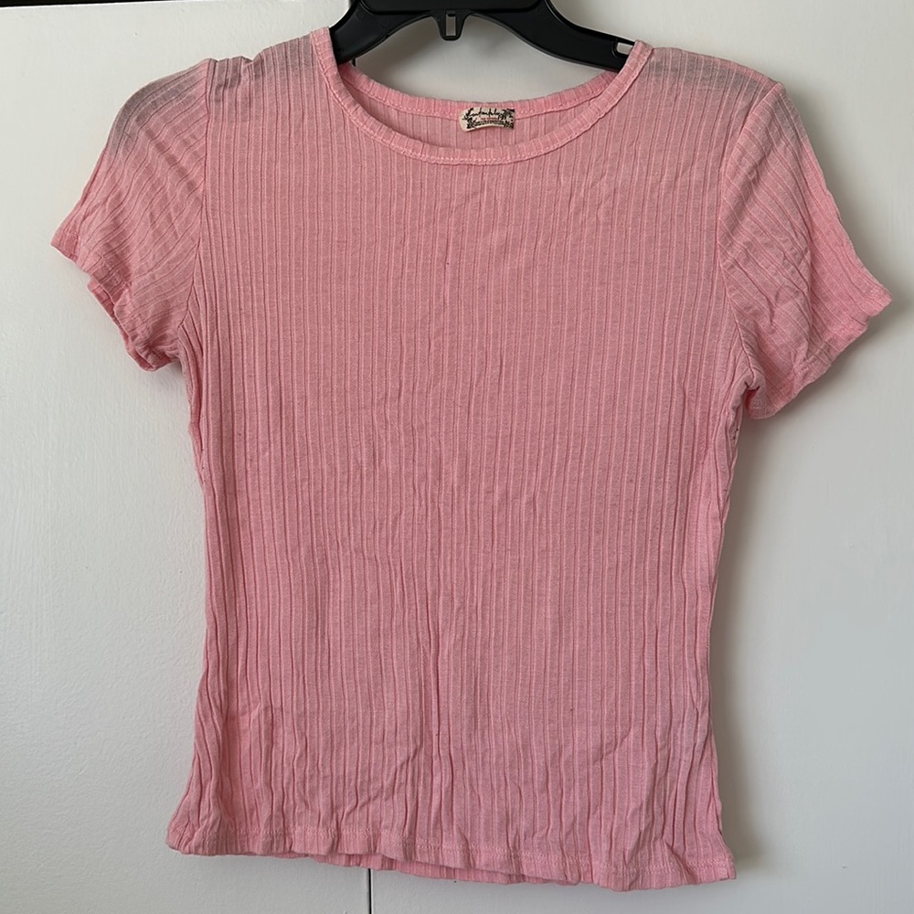 Free People Intimates Sz S Pink Shirt